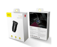 Baseus Ładowarka samochodowa 2x USB, QC 3.0 (czarny) - 509280 - zdjęcie 6